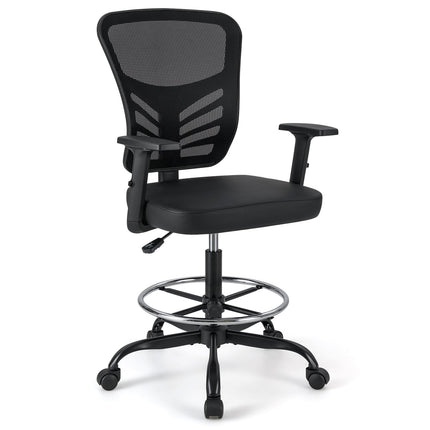 Ergonomischer Bürostuhl, verstellbare Sitzhöhe 54-75 cm