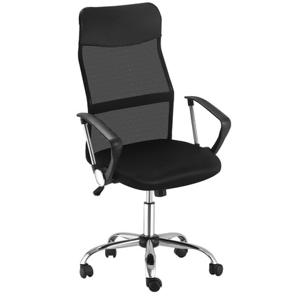 Ergonomischer schwarzer drehbarer Gaming-Stuhl, Mesh-Schaum, höhenverstellbar