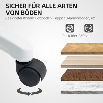 Ergonomischer Bürostuhl, Netzrückenlehne, verstellbar, Grau