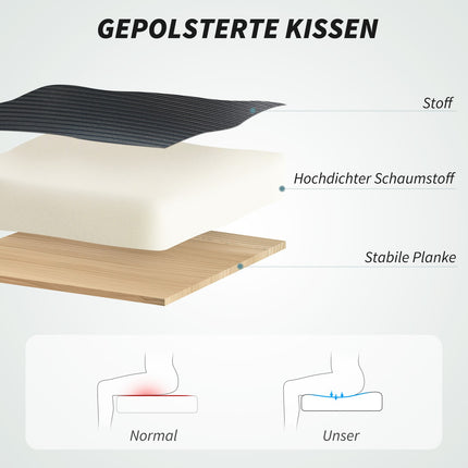 Ergonomischer Bürostuhl mit verstellbarer Kopfstütze und Lordosenstütze