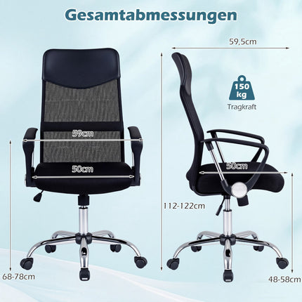 Ergonomic Office Chair with Adjustable Height and Tilt