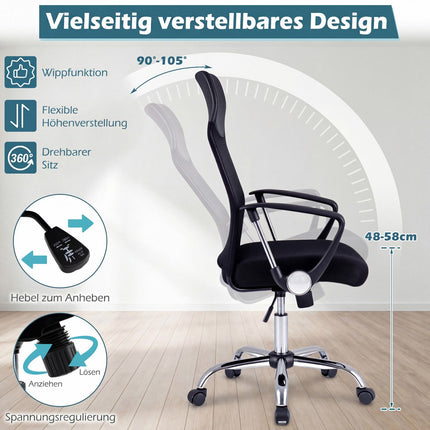 Ergonomic Office Chair with Adjustable Height and Tilt