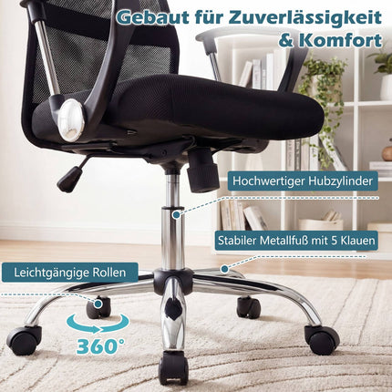 Ergonomic Office Chair with Adjustable Height and Tilt