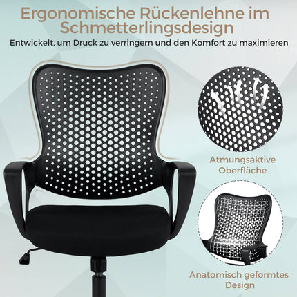Ergonomic Office Chair with Adjustable Mesh Backrest
