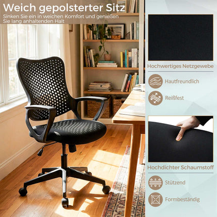 Ergonomic Office Chair with Adjustable Mesh Backrest
