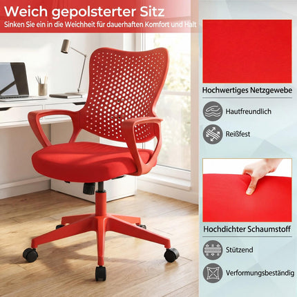 Ergonomická kancelářská židle se síťovaným opěradlem, nastavitelná výška
