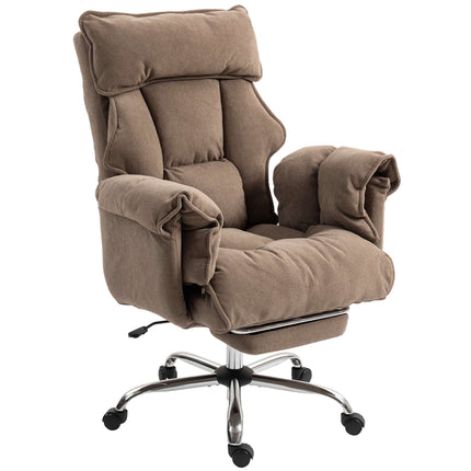 Ergonomischer Bürostuhl mit verstellbarer Rückenlehne und Fußstütze