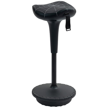 Ergonomic Standing Stool with Adjustable Height, Black