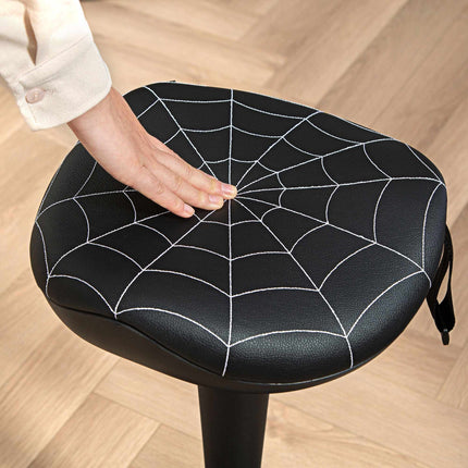 Ergonomic Standing Stool with Adjustable Height, Black
