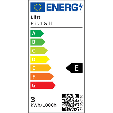 Erik II nástěnné svítidlo LED IP65 3000K 6W 494lm antracit