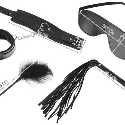Erotic accessories - set - black
