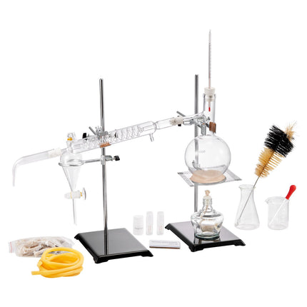 Essential Oil Distillation Kit 500ml, 24/40, 28-Piece