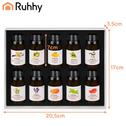 Ätherisches Öl - 10er Set 15ml Ruhhy 21938 