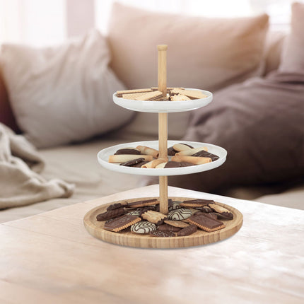 Etagere Bambus und Keramik