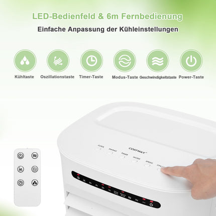 Verdunstungskühler 3-in-1, 10L, Fernbedienung