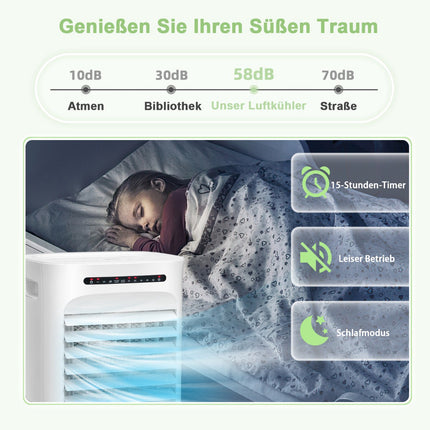 Verdunstungskühler 3-in-1, 10L, Fernbedienung