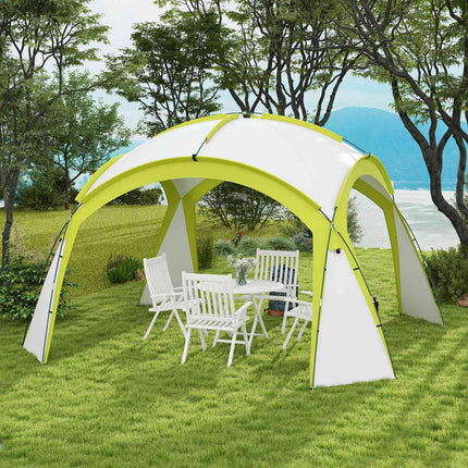 Wasserabweisender 3,5x3,5m Gartenschutz mit Sonnenschutz