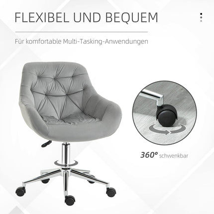Chefsessel, höhenverstellbar, Polyester grau
