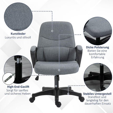 Ergonomischer Bürostuhl mit USB-Massagefunktion