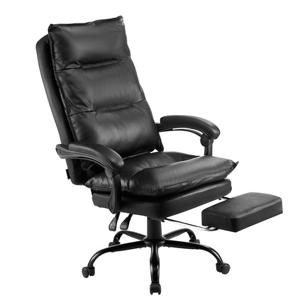 Executive Office Chair, High Back, Footrest, 135 Recline
