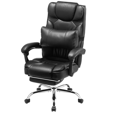 Executive Office Chair, High Back, Footrest, 135 Recline