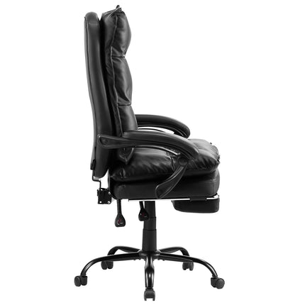 Executive Office Chair, High Back, Footrest, 135 Recline