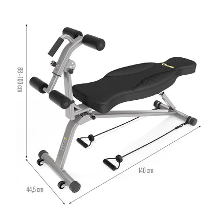 Hantelbank, verstellbar, klappbar, Heim-Fitnessstudio