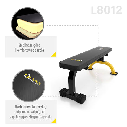 Hantelbank, verstellbar, klappbar, Heim-Fitnessstudio