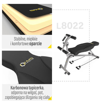Hantelbank, verstellbar, klappbar, Heim-Fitnessstudio