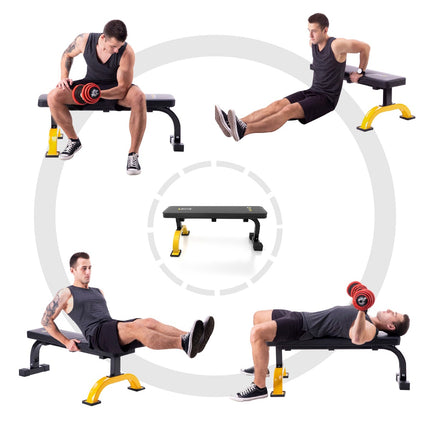 Hantelbank, verstellbar, klappbar, Heim-Fitnessstudio