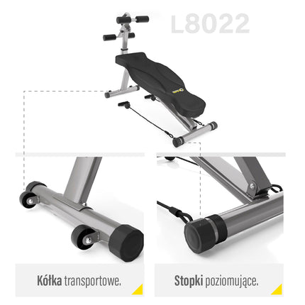 Hantelbank, verstellbar, klappbar, Heim-Fitnessstudio