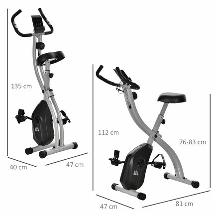Klappfahrradtrainer, 8-stufiger Magnetwiderstand