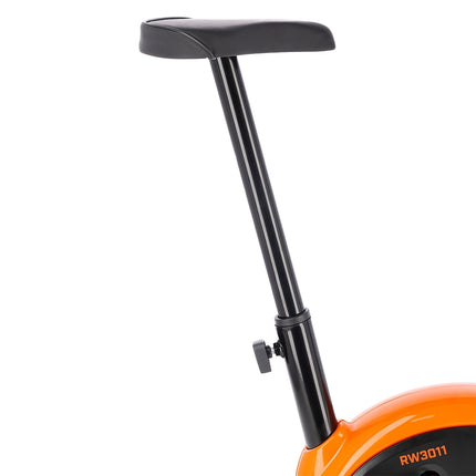 Exercise Bike, Black-Orange, Adjustable Resistance