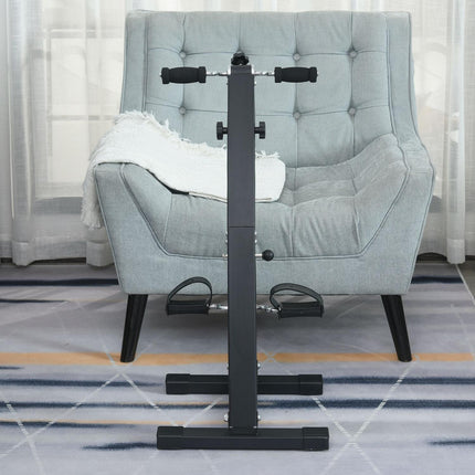 Heimtrainer für Senioren, robuster Stahl, schwarz