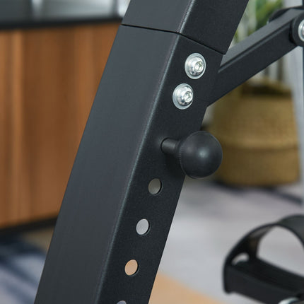 Heimtrainer für Senioren, robuster Stahl, schwarz
