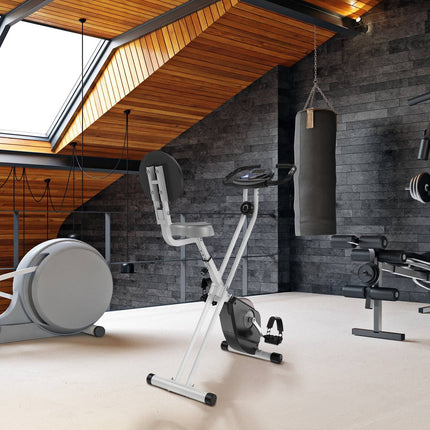 Exercise bike, 8-level magnetic resistance, adjustable height
