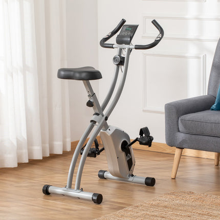 Faltbares Heimtrainer-Fahrrad mit 8-fachem Magnetwiderstand