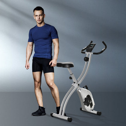 Faltbares Heimtrainer-Fahrrad mit 8-fachem Magnetwiderstand
