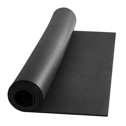 Exercise Mat, Non-Slip PVC, 10x6 ft, 7mm Thick