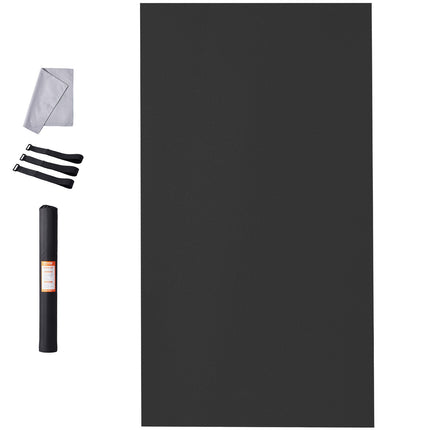 Exercise Mat, Non-Slip PVC, 10x6 ft, 7mm Thick