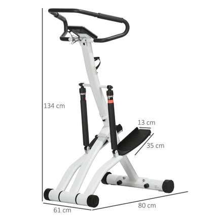 Heimtrainer & Stepper, LCD-Bildschirm, 12 Widerstandsstufen