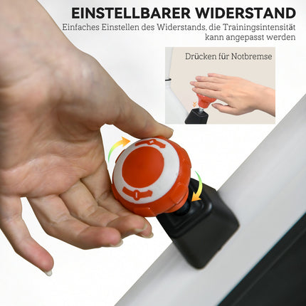 Heimtrainer, verstellbarer Sitz, LCD-Bildschirm, Stahl
