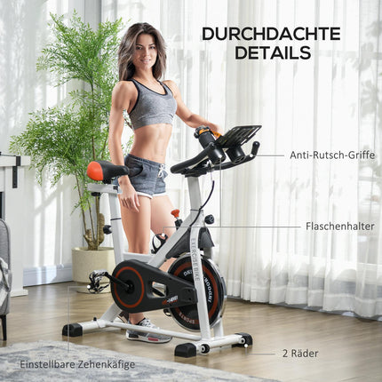 Heimtrainer, verstellbarer Sitz, LCD-Bildschirm, Stahl