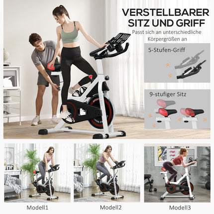 Heimtrainer, verstellbarer Sitz, LCD-Bildschirm, Stahl