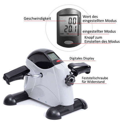 Compact exercise bike - Portable pedal exercise for the home