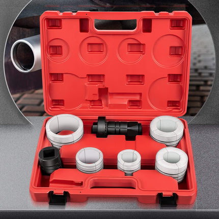 Exhaust Pipe Expander Kit, 7-Piece, 1-5/8 to 4-1/4, Case