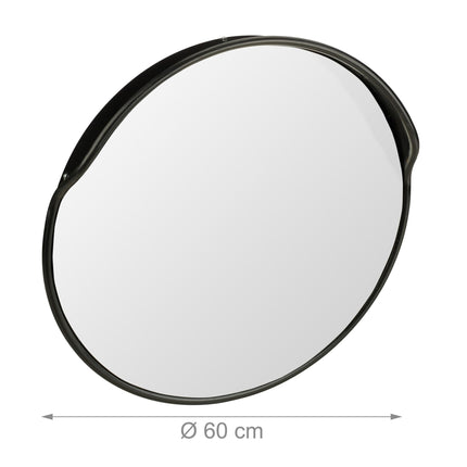 Exit Spiegel 60 cm schwarz