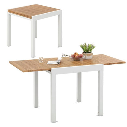 Ausziehbarer Gartentisch, Aluminium, für 4–6 Personen