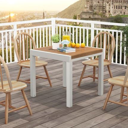 Ausziehbarer Gartentisch, Aluminium, für 4–6 Personen