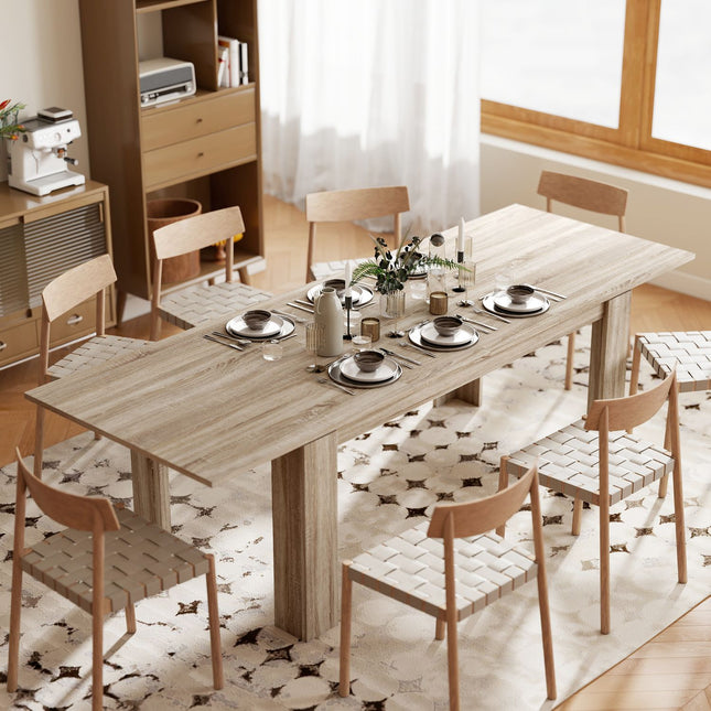 Ausziehbarer Esstisch, 180-260 cm, für 6-10 Personen, Holz